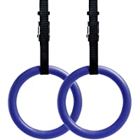 Los mejores  - REEHUT Anillas Gimnasia- Anillas de Deporte con Correas Ajustables de 4-5m y Hebillas de Metal con Agarre Duro- Amplio y…